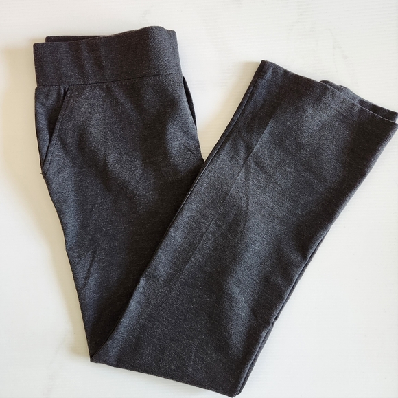 Daisy Fuentes Pants - Daisy Fuentes Women's Dark Charcoal Stretch Pants